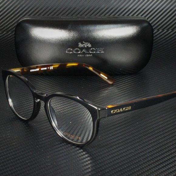 COACH Black 51mm Eyeglasses - Picture 1 of 3